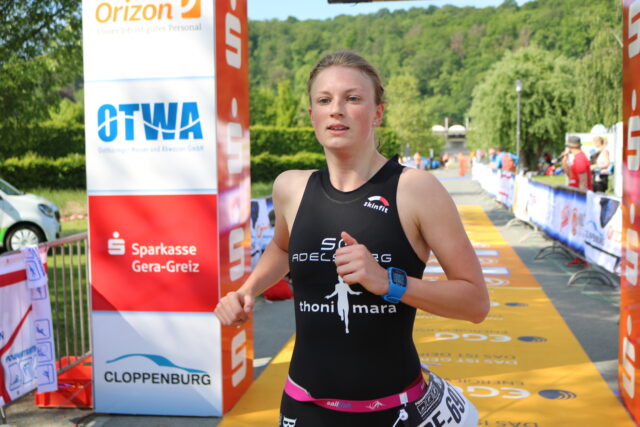 Zieleinlauf Regionalliga Gera 2019